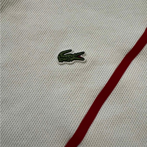 Lacoste Dark Blue and White Collar Polo - Picture 2 of 11